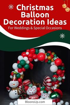 christmas balloon decoration ideas for wedding and special occasions