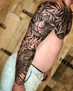 101 Amazing Cobra Tattoo Designs You Need To See! Snowman Tattoo, Cobra Tattoo, Animal Sleeve Tattoo, Leopard Tattoos, Realistic Tattoo Sleeve, Tiger Tattoo Design