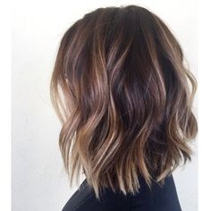 Tortoise shell wavy bob ✂️ | @habitsalon: Brunette Bob, Lob Haircut, 2015 Hairstyles, Wavy Bobs, Great Hair, Bob Hairstyle, Ombre Hair, Blonde Highlights, Balayage Hair