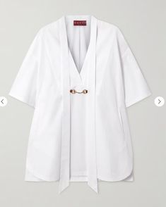 Shop Gucci, Flat Dress Shoes, Dress Flats, Gucci Leather, White Shirt Dress, Guilty Pleasures, Mini Shirt Dress, Embellished Dress, Everyday Wardrobe