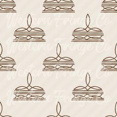 a pattern that has been designed to look like a hamburger