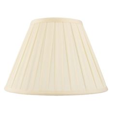 a white lamp shade on a white background