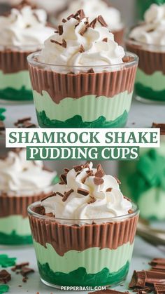 St Patricks Desserts Shamrock Shakes Recipes, Foods For St Patricks Day, St Patricks Day Food Appetizers, St Patrick's Desserts, St Patricks Day Food Desserts, Shamrock Pie, St Patrick Party Food, St Patricks Desserts, Healthy Shamrock Shake