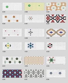 the different types of beading patterns for bracelets