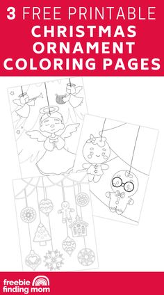 These are three free Christmas ornament coloring pages that include angles, gingerbread kids, and beautifully detailed ornaments. Ornaments Coloring Pages, Ornament Template Free Printable Kids, Christmas Ornament Coloring Pages Free Printable, Free Printable Christmas Cards For Kids To Color, Free Christmas Bookmarks To Color, Christmas Ornament Coloring Page, Printable Christmas Ornaments, Free Printable Stickers