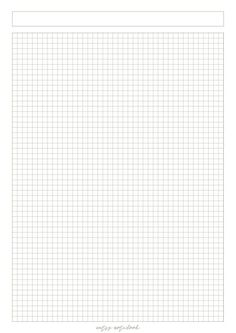 a sheet of graph paper with lines on the bottom, and one line in the middle