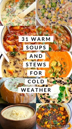 soups and stews for cold weather are the best way to keep warm this winter