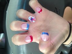 4th Of July Inspo Nails, Easy 4th Of July Nails Short, Cool 4th Of July Nails, Simple Fourth Of July Nails Gel, 4th Of July Mani Pedi, 4 Th Of July Nails Simple, Subtle Fourth Of July Nails, Fourth Of July Nails Easy, Freedom Nails