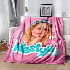 YouTuber Like Nastya Cartoon Blankets,Throw Blanket,for Bedroom Living Room Sofa Bed Office Car, Cartoon Blankets, Like Nastya, Living Room Sofa Bed, Blanket For Bedroom, Blankets Throw, Sofa Bed Office, Bed Office, Room Sofa, Bedroom Living Room