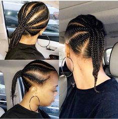 Cornrow Updo On Natural Hair, Roses Fashion, Diy Hair Wig, Latest Hair Braids, African Natural Hairstyles, Cornrows Braids For Black Women, Braids With Shaved Sides, Black Hair Updo Hairstyles, Natural Hair Stylists