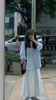 Oversized Outfit Ideas Korean, Korean Skirts Outfit, Korean Fashion Modest, Indonesia Outfit Ideas, Korean Comfy Outfits, Oversized Dress Outfit, Style For Hijab, Korean Hijab Outfit, Korean Modest Outfits