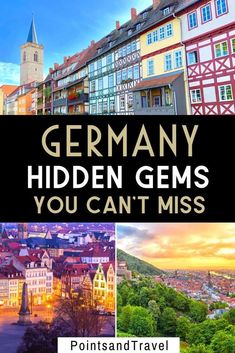 germany with text overlay that reads, germany hidden gems you can't miss