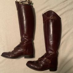 Gorgeous, Very Well Kept Penelope Chilvers Leather Equestrian Boots. Knee High, Front Zipper With Leather Zipper Cover Details. Made In Spain. Princess Catherine/Kate Middleton's Favorite Boot Brand. Purchased While I Lived In Europe, And No Longer Wear Them As Much As They Deserve To Be Shown Off. European Women's Size 38, Equivalent To Us 7.5. Soft And Supple Spanish Leather, Always Stored With Packing Material To Keep Shape. Penelope Chilvers, European Women, Equestrian Boots, Favorite Boots, Boot Brands, Leather Zipper, Front Zipper, Kate Middleton, Knee High