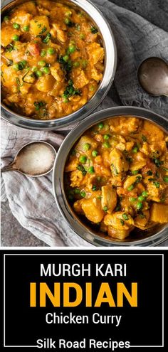 Indian chicken curry presents juicy chicken in a luscious, creamy sauce that’s boldly seasoned with warm, earthy flavors and aroma. Creamy Coconut Chicken, Indian Chicken Curry, Slow Cooked Pulled Pork, Vegan Chickpea Curry, Chicken Kari, Mango Curry, Instant Potatoes, Chicken Korma, Indian Foods