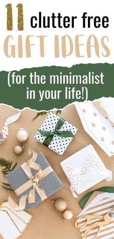 gift ideas for the minimalist in your life