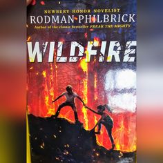 the book cover for wildfire by rodman - plebrick is shown in this image