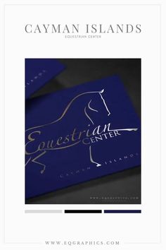 the cover of cayman islands equestrian center's annual catalog, featuring an image of a horse