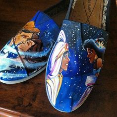 Custom Shoes. Disney by kfeiling on Etsy