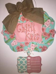 Baby Girl Hospital Door Hanger, Floral Birth Announcement Door Hanger | Google Shopping Baby Girl Hospital Door Hanger, Nursery Hangers, Girl Hospital Door Hanger, Birth Announcement Door Hanger, Baby Girl Hospital, Hospital Door Hanger, Coral And Teal, Shabby Chic Theme, Hospital Door Hangers