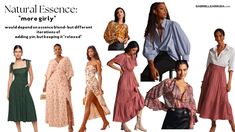 Kibbe: Flamboyant Natural Style Guide - Gabrielle Arruda Flamboyant Natural Style, Kibbe Flamboyant Natural, Modern Feminine Style, Personal Style Types, Nature Outfits, Natural Essence, Alt Outfits