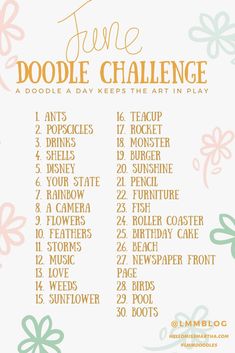 the doodle challenge is here and it's time to do something with friends