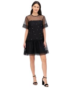 in stock Cocktail Dress Nordstrom, Float Dress, Long Sleeve Cocktail Dress, Short Sleeve Shift Dress, Vince Camuto Dress, Organza Dress, Daytime Dresses, Black Sheath Dress, Under Dress