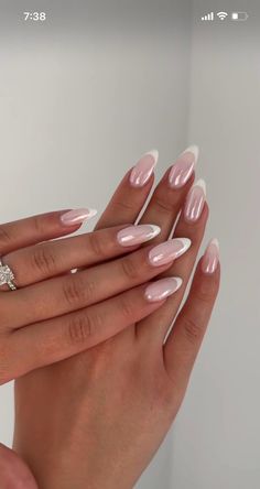 Engagement Nails, Nails Inspo, French Nails, Stylish Nails, Makeup Nails, Cute Nails, Nail Inspo, Manicure, Nail Designs