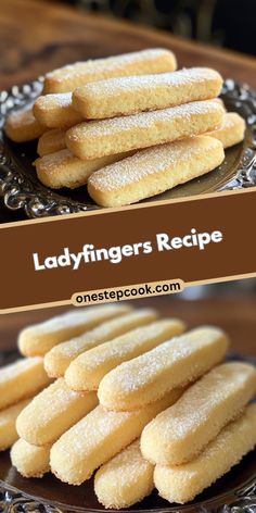 Ladyfingers Recipe Ladyfingers Recipe, Homemade Ladyfingers, Lady Fingers Recipe, Whipped Cream Desserts, Cookies From Scratch, Dessert Spread, Layered Desserts, Fried Apples, Lady Fingers