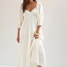 Reposhing This Item I Purchased From @Meeyatovich. Loved It, But Ready To Rotate For Something New. Questions? Leave A Comment Below! Anthropologie Dress, Anthropologie Dresses, White Cream, Cream White, Something New, Colorful Dresses, Anthropologie, Blossom, Maxi Dress