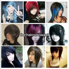 #haircut #emo #scene Scene Kid Haircut, Hairstyles Curls Long, Black Hairstyles Braids Cornrows, Emo Scene Hair Long, Scene Curly Hair, Wedding Guest Ponytail, Scene Short Hair, Emo Wolfcut, Wedding Guest Ponytail Hairstyles