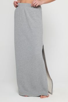 Slay — but feel like you're in sweats. With the cozy-but-dressy Quinn Maxi Skirt, dreams do come true. Whether jet-setting to NYC or heading to dinner with friends, you'll feel like you never left your PJs. Extended side slits Lounge-like relaxed fit Encased elastic waistband Your most versatile skirt, ever Universally flattering midrise | Quinn Maxi Skirt in Heather Ash Dreams Do Come True, Dinner With Friends, Spiritual Gangster, Jet Set, Feel Like, Maxi Skirt, Like You, You Never, Ash