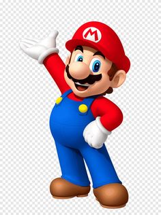 an image of mario running with his arms in the air and holding up one hand