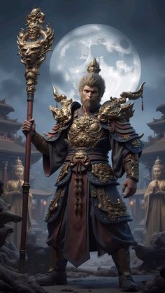 Wukong Art, Son Wukong, Wu Kong, Venom Art, Yin Yang Art, Indie Game Art, Warrior Concept Art, Chinese Warrior, Ancient Armor