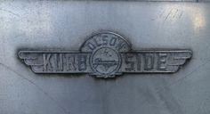 an emblem on the side of a vehicle