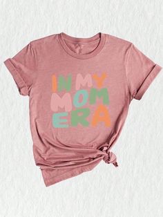 Celebrate the joy of motherhood with our "In My Mom Era" shirt, the perfect gift for new moms, pregnant wives, or anyone embracing the beautiful chaos of mom life. This funny and stylish tee is ideal for Mother's Day or as a thoughtful present from a daughter, making it a delightful addition to any mom's wardrobe. With its cute design and comfortable fit, it's not just a shirt-it's a badge of honor for the best mom ever! Celebrate the joy of motherhood with our "In My Mom Era" shirt, the perfect Gifts For Pregnant Wife, Pregnant Mom Gifts, In My Mom Era, Pre K Teacher, Mom Clothes, Retro Cowgirl, Mom Wardrobe, Teacher Back To School, Beautiful Chaos