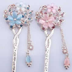 Find ideas๏ฟฝand inspiration for Chinese Traditional Flower Hairpin Classic Hair Stick Women Hanfu Hair Accs., Women's Accessories Hanfu Hair Accessories, Asian Accessories, Hanfu Hair, Traditional Flower, Classic Hair, Cats Eye Stone, Hair Accessories Clips