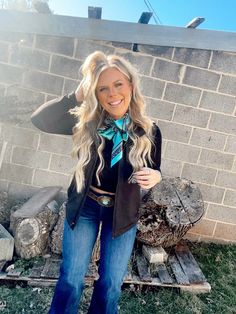 Western Outfits Women, Cowgirl Outfits, Country Outfits, Blonde Hair Color, Western Outfits, Office Outfits, Fitness Inspo, Western Fashion, Business Casual