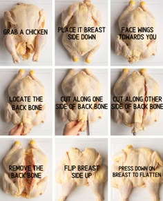 the instructions for how to roast a whole chicken