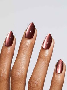 INFLUENCED ALMOND Coffin Or Ballerina Nails, Cherry Cola Velvet Nails, Nails To Go With Terracotta Dress, Wedding Nails For Bride Fall Colors, Classy But Cute Nails, Mauve Glazed Nails, Almond Bridesmaid Nails, Fall Geometric Nail Designs, Dusty Rose Fall Nails