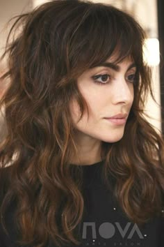 Modern Shag Haircut, Long Shag Haircut, Long Shag, Long Face Hairstyles, Shag Hairstyles, Long Hair With Bangs, Shag Haircut, Long Layered Hair, Long Wavy Hair