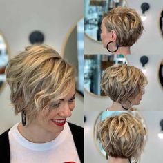 29%20Cutest%20Pixie%20Cuts%20for%20Wavy%20Hair%20That%20Are%20Trending%20Right%20Now Wavy Pixie, Bob Hairstyles For Thick, Cute Short Haircuts, Bob Hairstyles For Fine Hair, Best Short Haircuts, Penteado Cabelo Curto, Hair Makeover, Pixie Bob, Short Hairstyle