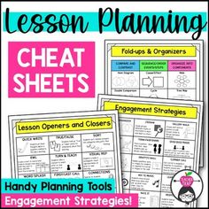 an image of lesson plans and activities for students to use on the classroom's website