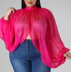 Chic Sheer Chiffon Top, Chic Chiffon Tops With Sheer Sleeves, Chiffon Long Sleeve Tops For Night Out, Chic Stretch Chiffon Blouse, Chic Chiffon Tops For Night Out, Chiffon Blouse For Night Out With Long Sleeves, Flowy Long Sleeve Party Tops, Night Out Chiffon Blouse With Sheer Sleeves, Chiffon Blouse With Sheer Sleeves For Night Out