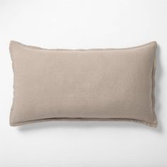 the linen pillow is made from natural materials