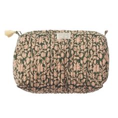 How darling is our new Quilted Travel Toiletry Bag?! This large pouf style bag in Olive floral print is perfect for storing makeup, toiletries bag or for all your pool must haves! Zipper closure with tassel. 10" x 6" ALL ACCESSORIES ARE FINAL SALE! Feel free to email us at info@emersoncharles.com or DM us with any questions regarding fit, styling, or our return policy in general. Toiletries And Makeup Bag, Whats In My Travel Makeup Bag, Quilted Tote Bags, Toiletry Pouch, Quilted Totes, Shoe Art, Travel Toiletries, Toiletry Bag Travel, Pretty Prints