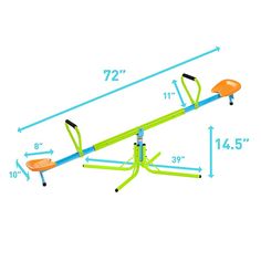 an image of a bike rack with two bicycles on it and measurements for the height