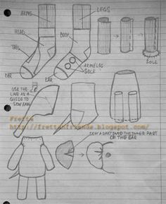 the instructions for how to make an origami doll with clothes and accessories on it