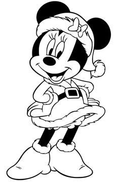 minnie mouse coloring pages for kids