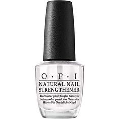 OPI Nail Lacquer, Natural Nail Strengthener, Clear Nail Polish, 0.5 fl oz. OPI Natural Nail Strengthener helps strengthen and protect natural nails. This nail strengthener dries clear and can be used under any nail polish. With high-quality formulas, fashion-forward nail polish colors and iconic names, OPI's heavily-pigmented Nail Lacquers are super rich, long-lasting, chip-resistant and deliver up to seven days of wear time. Each Nail Lacquer features OPI's exclusive ProWide Brush for flawless Opi Nail Strengthener, Base Coat Nail Polish, Nail Base, Nail Base Coat, Weeknight Recipes, Weak Nails, Nail Polish Brands, Clear Nail Polish, Nail Strengthener