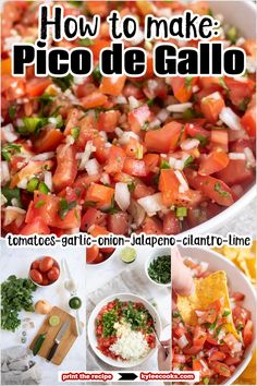 how to make pico de galloo